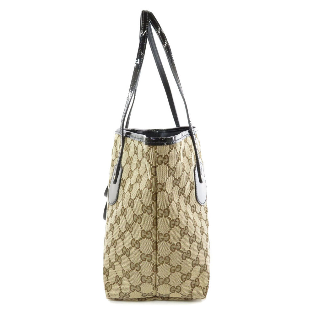 Gucci Jolie tote bag beige GG canvas patent leather trim - Picture 3 of 11